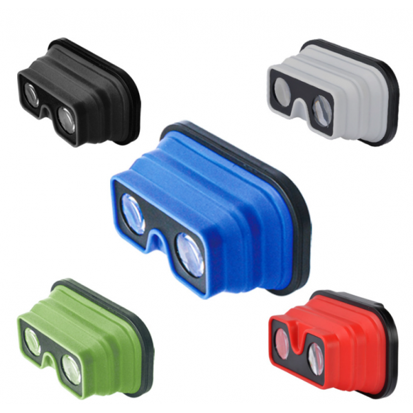 Foldable Silicone 3D VR Glasses