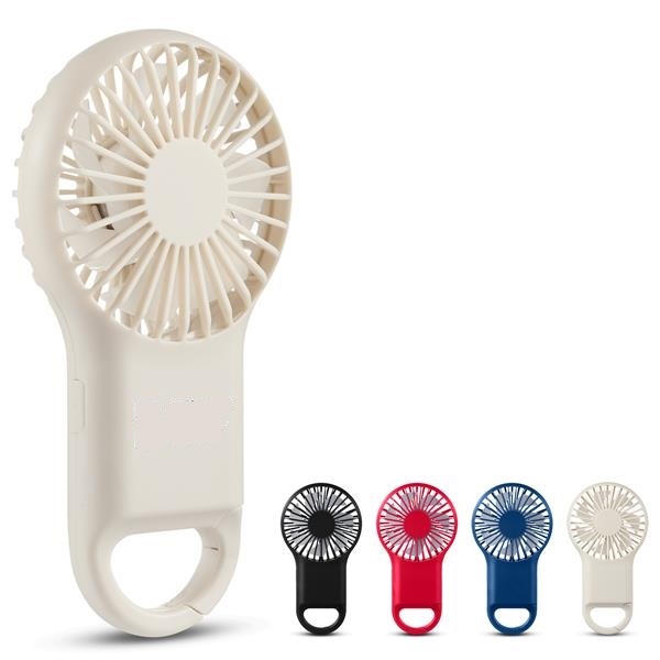 Rechargeable Handheld Fan With Carabiner