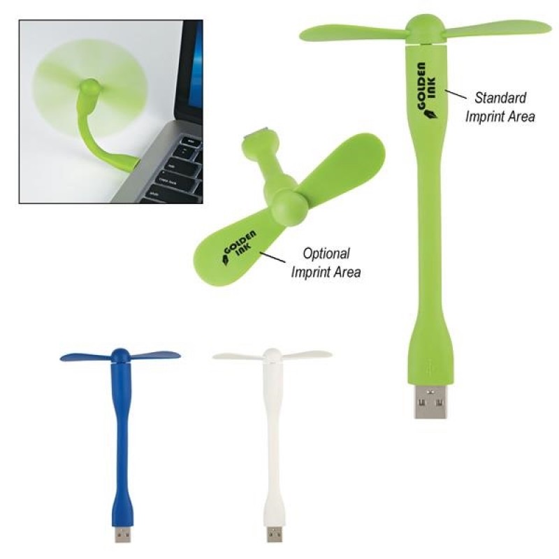 USB Two Blade Mini Flexible Fan 