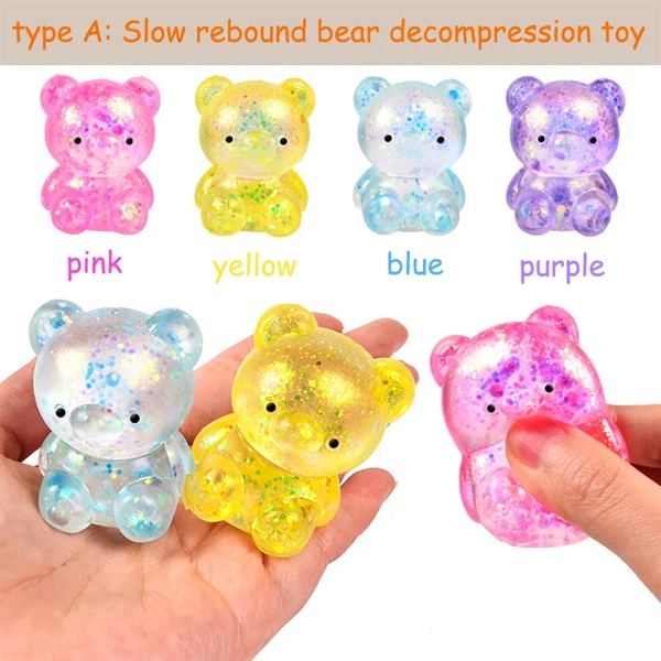 Squeeze Stretchy Stress Relief Bear