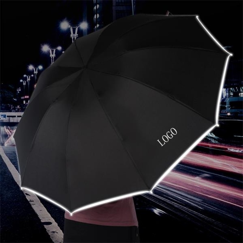 Auto LED Inverted Umbrella with Reflector 