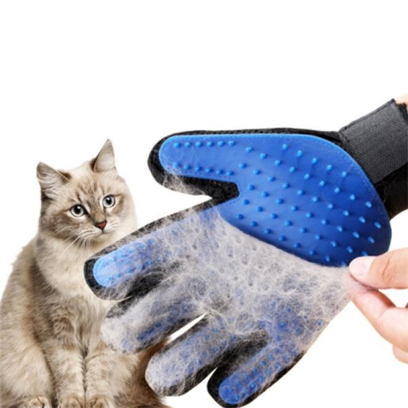 Pet Grooming Brush Glove 