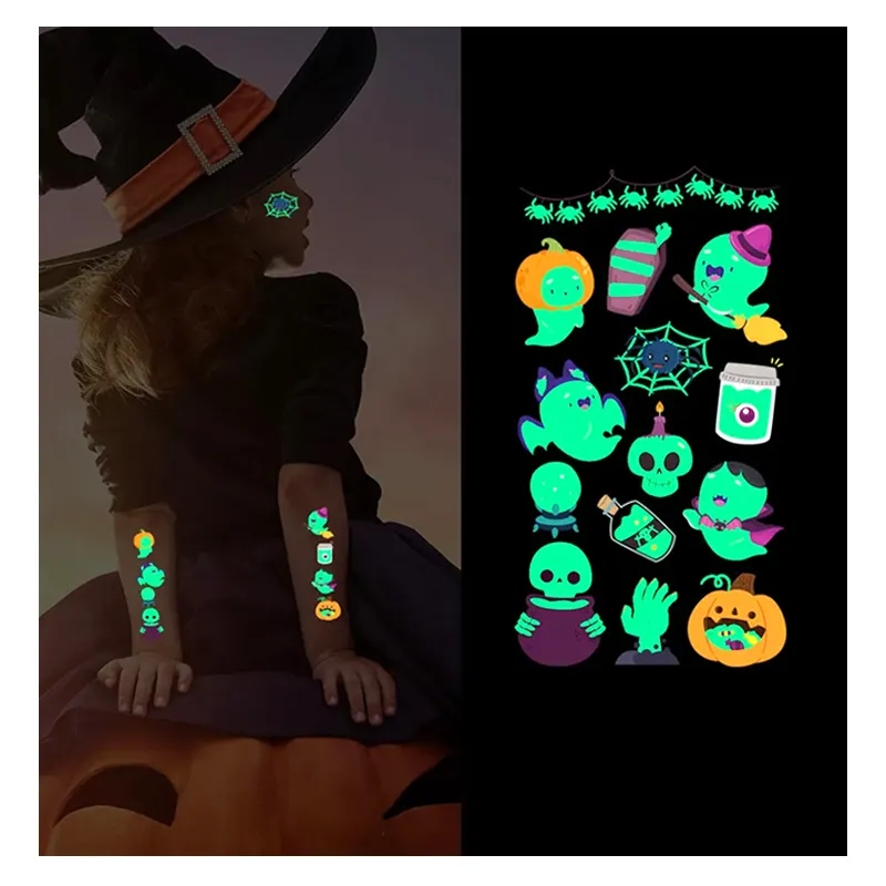 Temporary Halloween Tattoo Stickers 