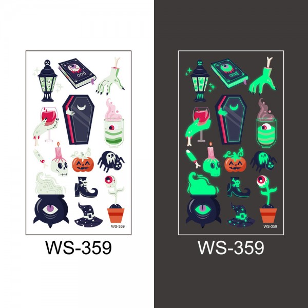 Temporary Halloween Tattoo Stickers