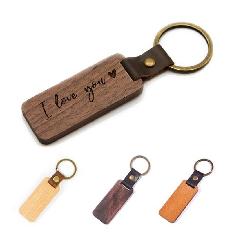 Wood Keychain 