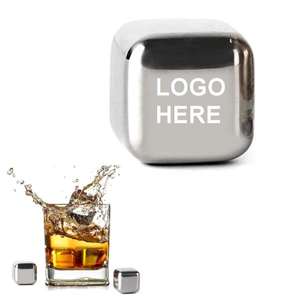 2 Packs Reusable Whiskey Ice Cube Stones 