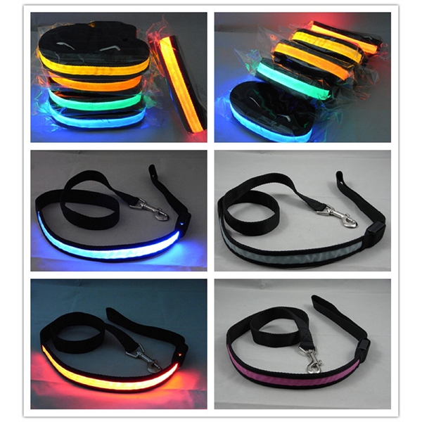 LED Dog Leash Reflective Strips