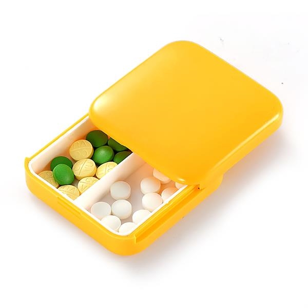 Travel Portable 2 Compartment Pill Organizer 