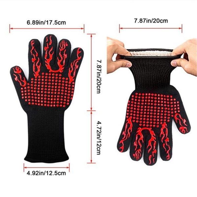 Heat Resistant BBQ Oven Glove 