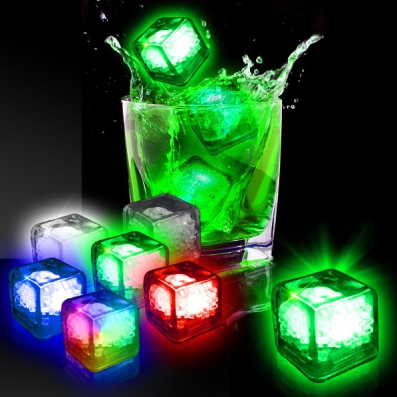 Liquid Activated Light Up LED Ice Cubes