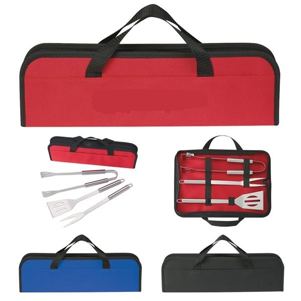 3-Piece BBQ Set In Case