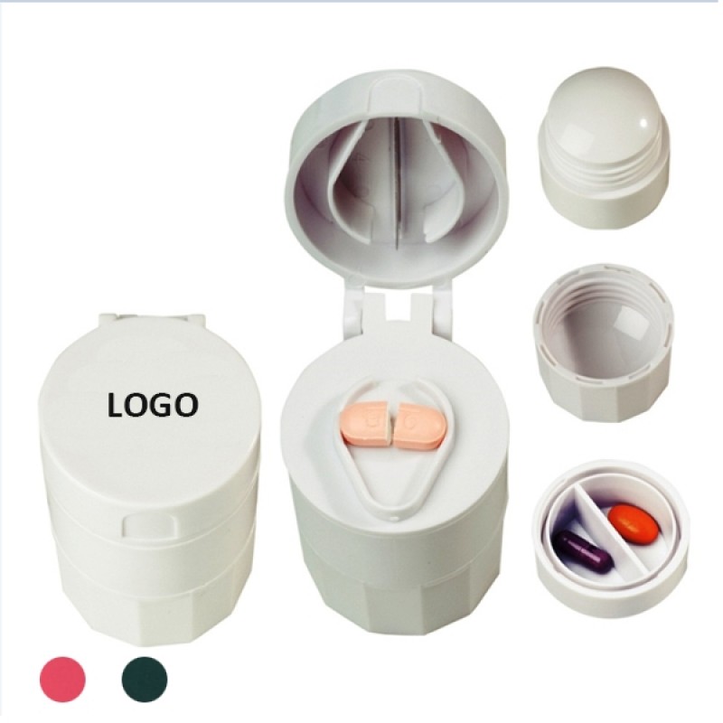 4 In 1 Multifunction Pill Dispenser With Cutter