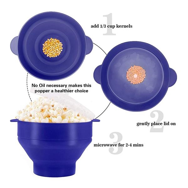 Silicone Microwave Popcorn Popper Maker