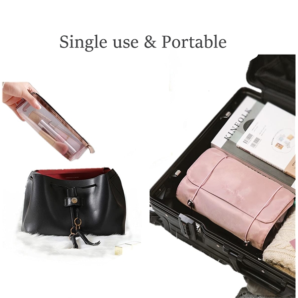 Hanging Roll-Up Makeup Bag