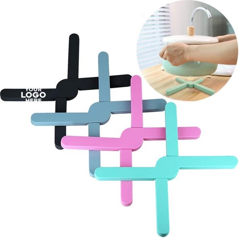 Non-Slip Thick Foldable Silicone Trivets