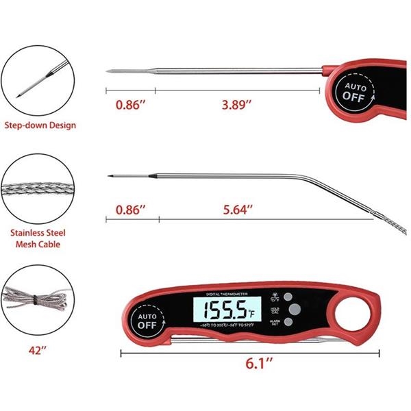 Foldable Digital Food Thermometer