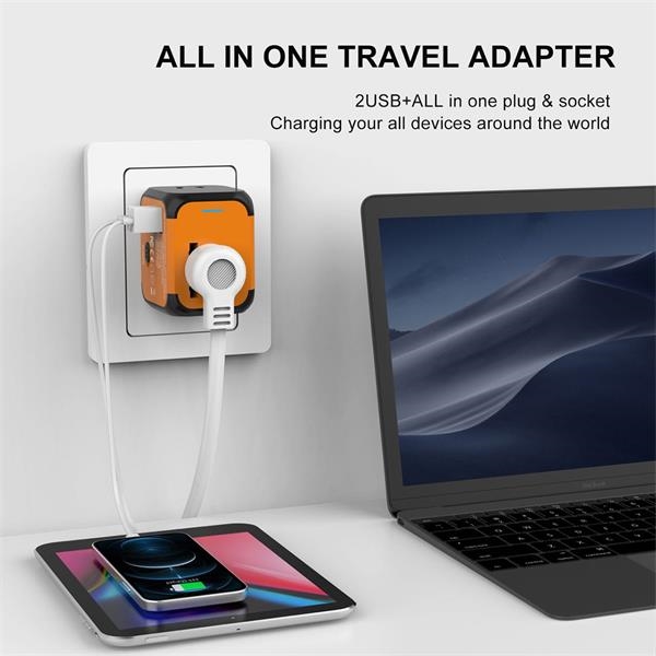 Multi Travel USB Adapter Plug