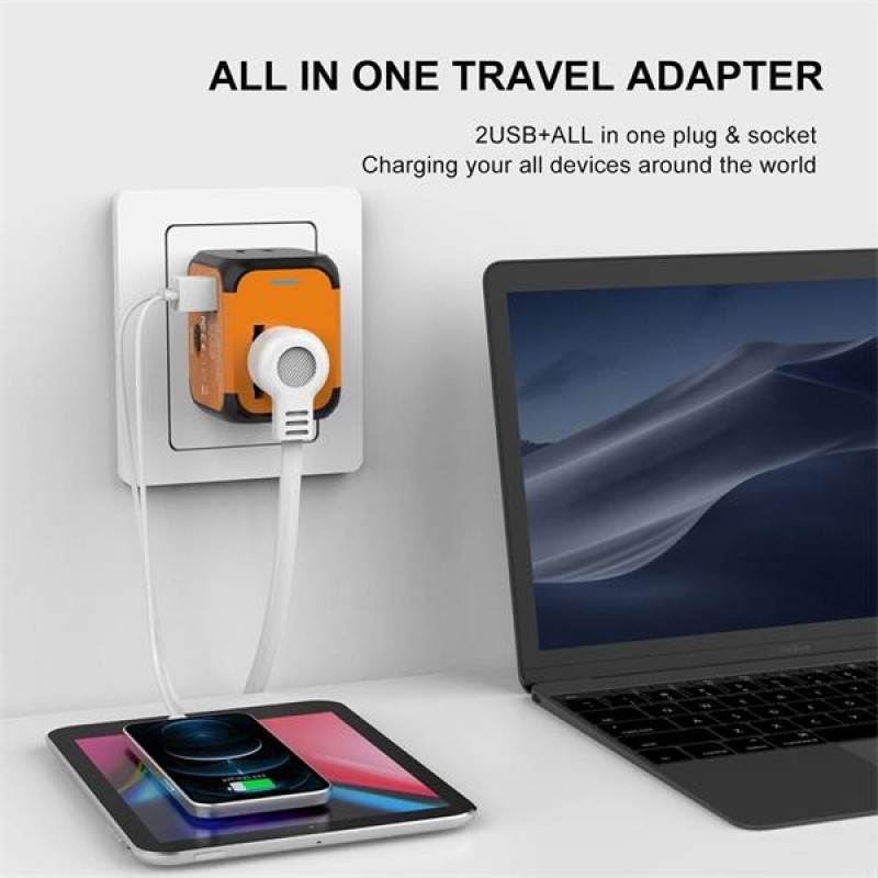 Multi Travel USB Adapter Plug 