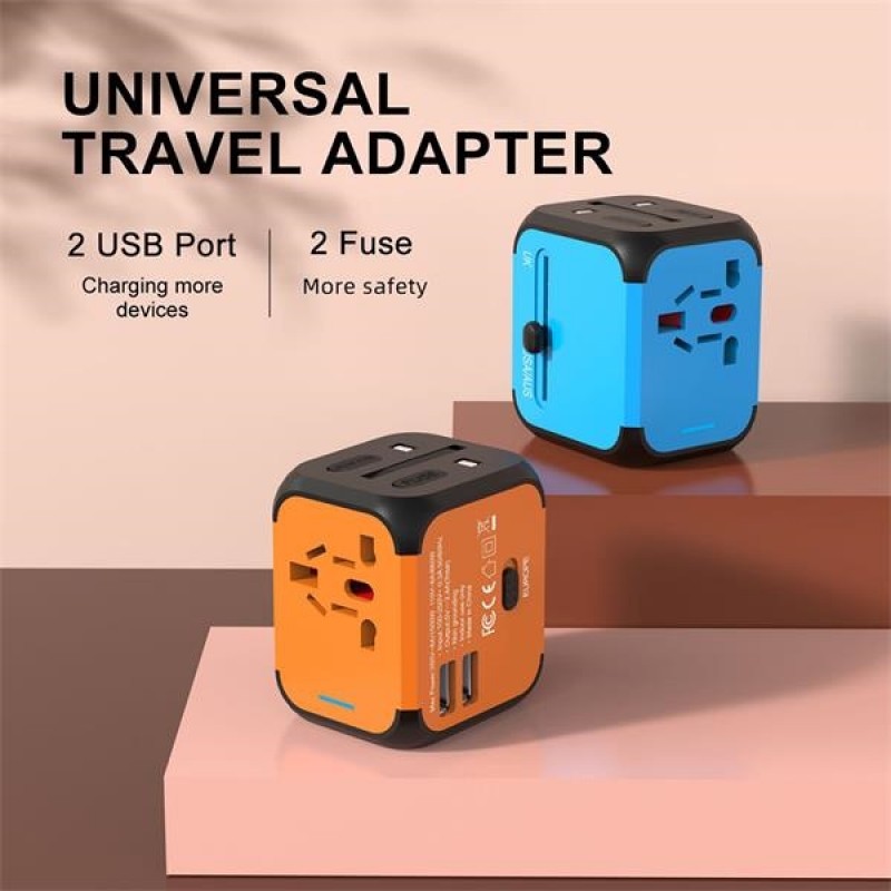 Multi Travel USB Adapter Plug 