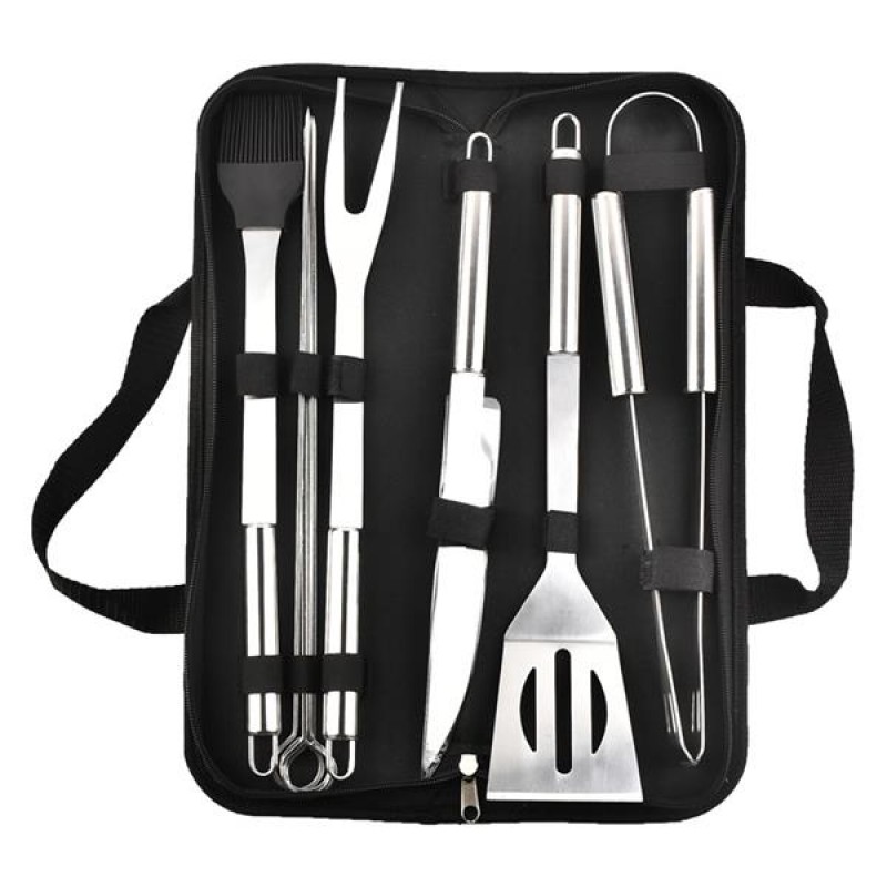 9 Pieces Bbq Utensil Tool Kit 