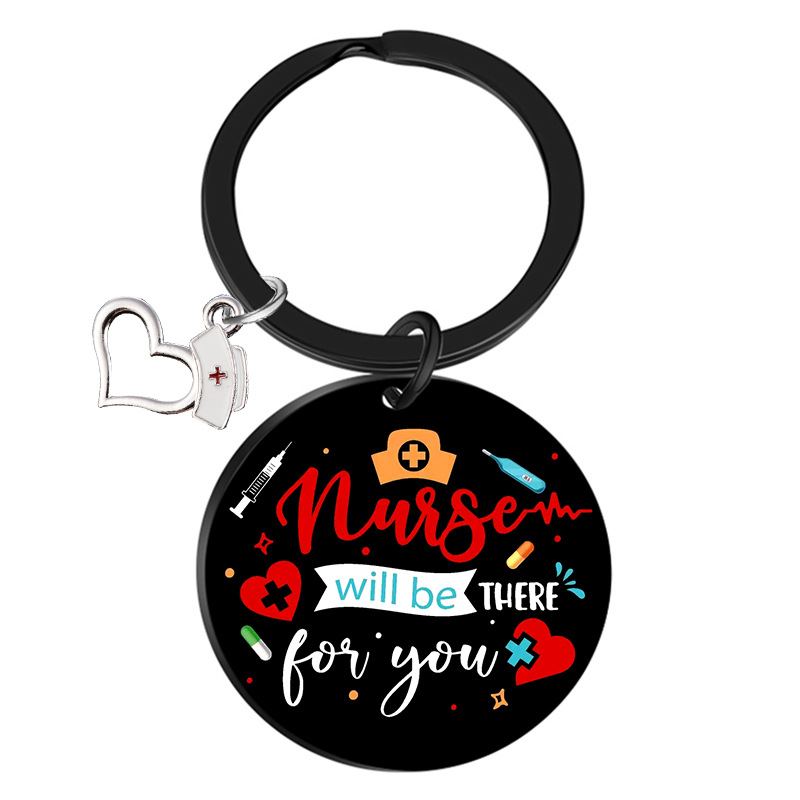 Nurse Day Keyring Double Printing Key Ring 