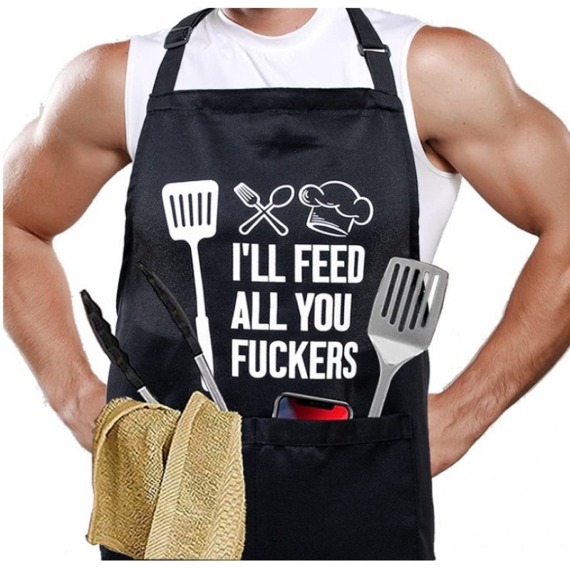 BBQ Apron With Pockets 