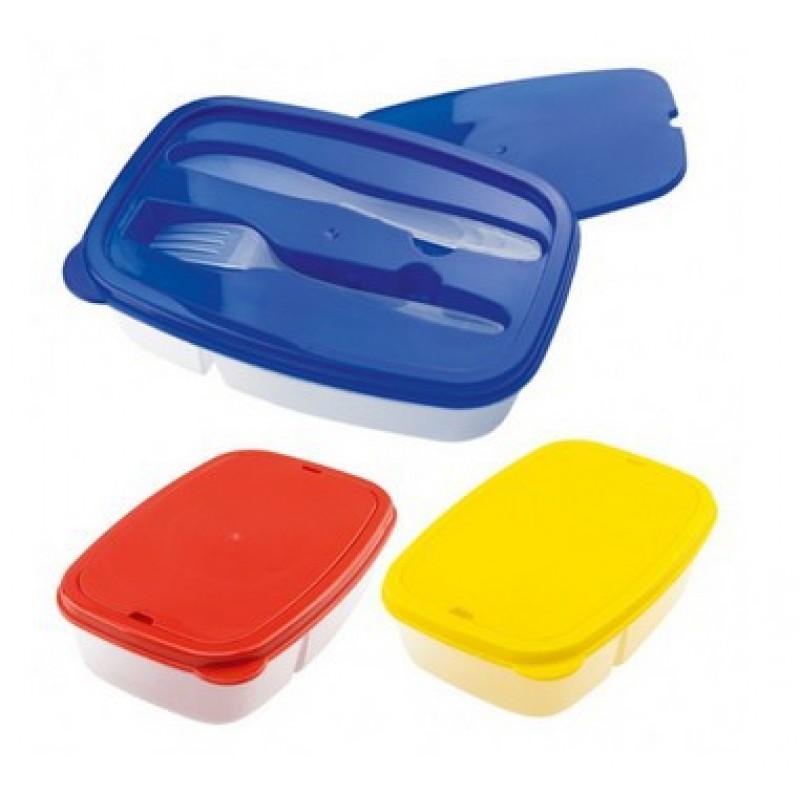 Lunch Box with Knife & Fork 