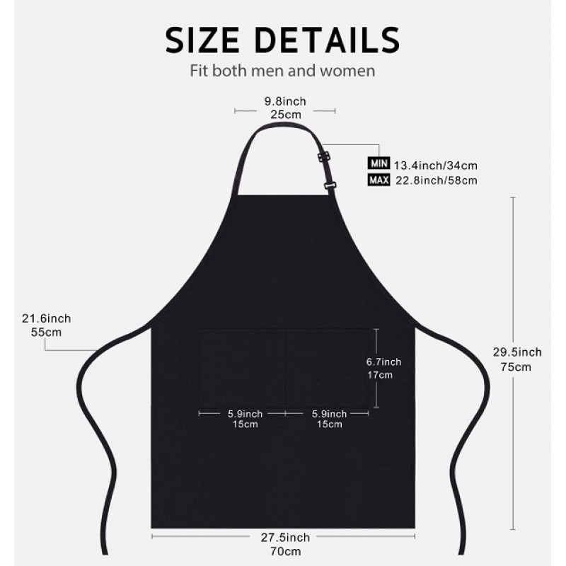 BBQ Apron With Pockets 