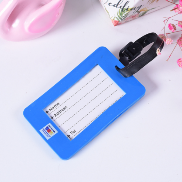 Soft PVC 2D Luggage Tag