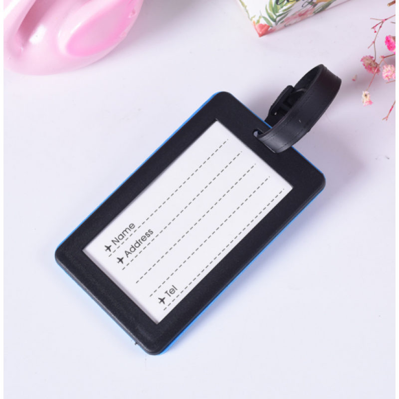 Soft PVC 2D Luggage Tag 