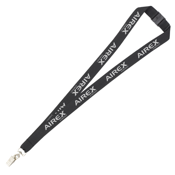 3/4" Silkscreen Lanyard with Breakaway Safety Release