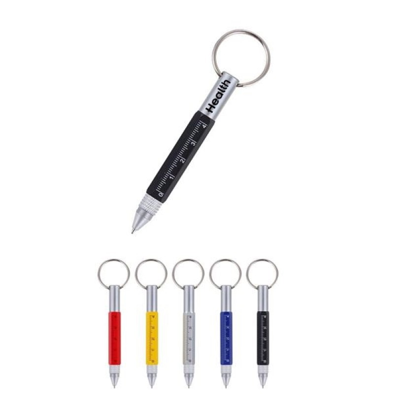 6-In-1 Multiuse Tool Stylus Twist Pen 