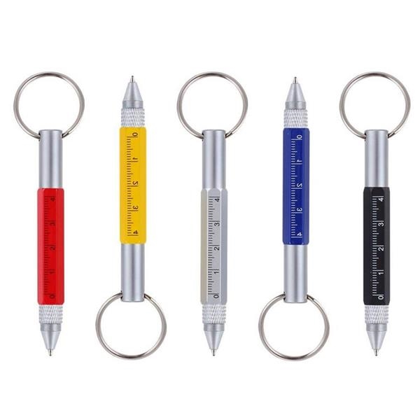 6-In-1 Multiuse Tool Stylus Twist Pen