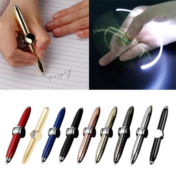 Fidget Spinner Pen With Led Light