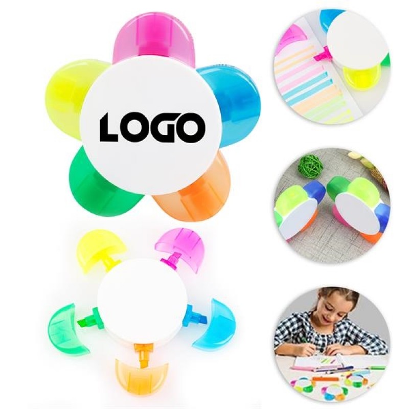 Flower Shape Highlighter Pens 