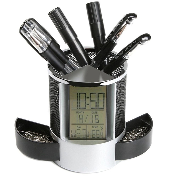 Multifunctional Pen Holder Alarm Clock