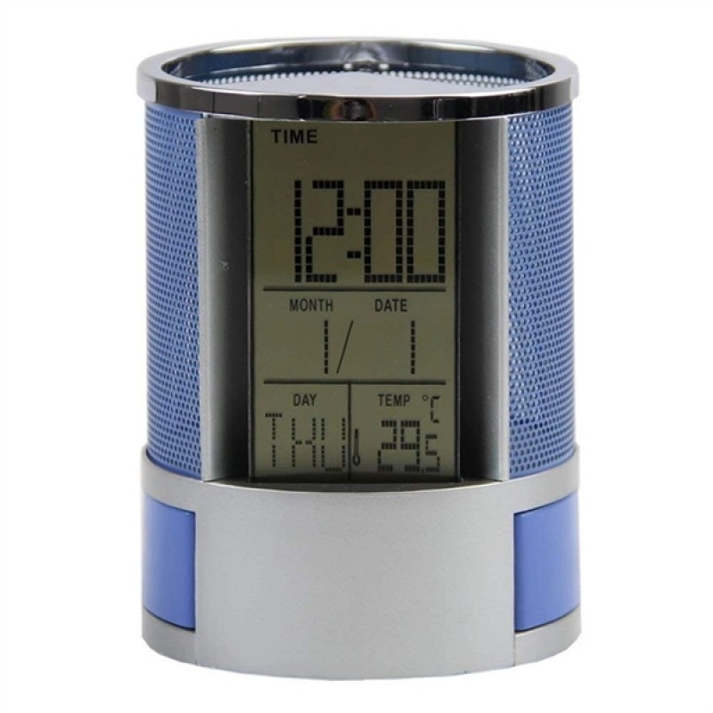 Multifunctional Pen Holder Alarm Clock 