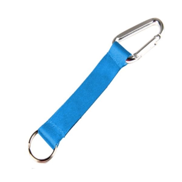 Sublimated 3/4" Pocket Lanyard w/ Carabiner and Keyring