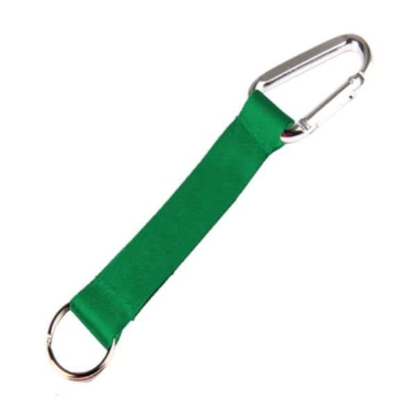 Sublimated 3/4" Pocket Lanyard w/ Carabiner and Keyring