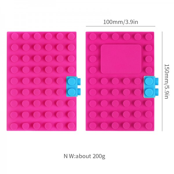 Silicone Building Block Notebook