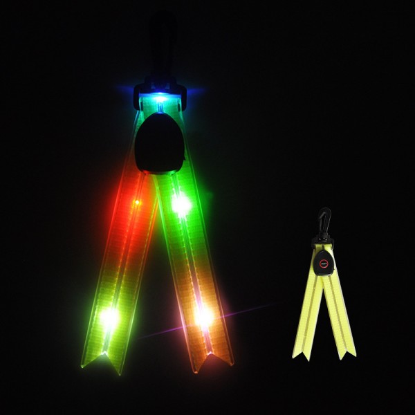 LED rechargeable backpack safety light 