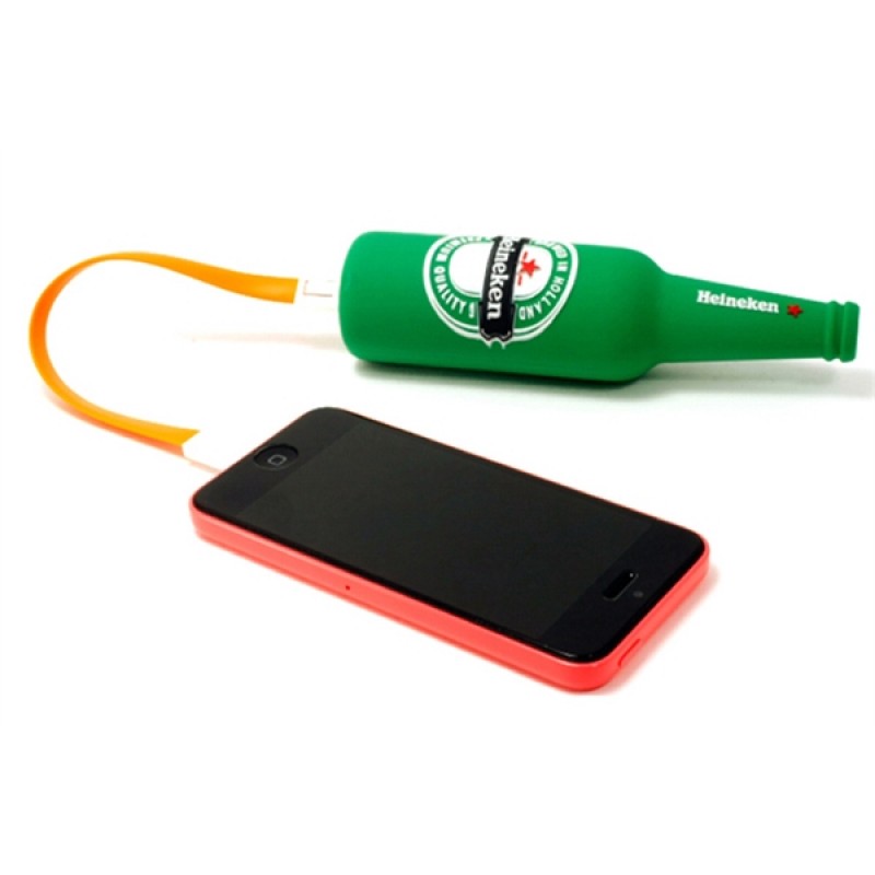 Custom PVC Power Bank - Beer Bottle Shaped 