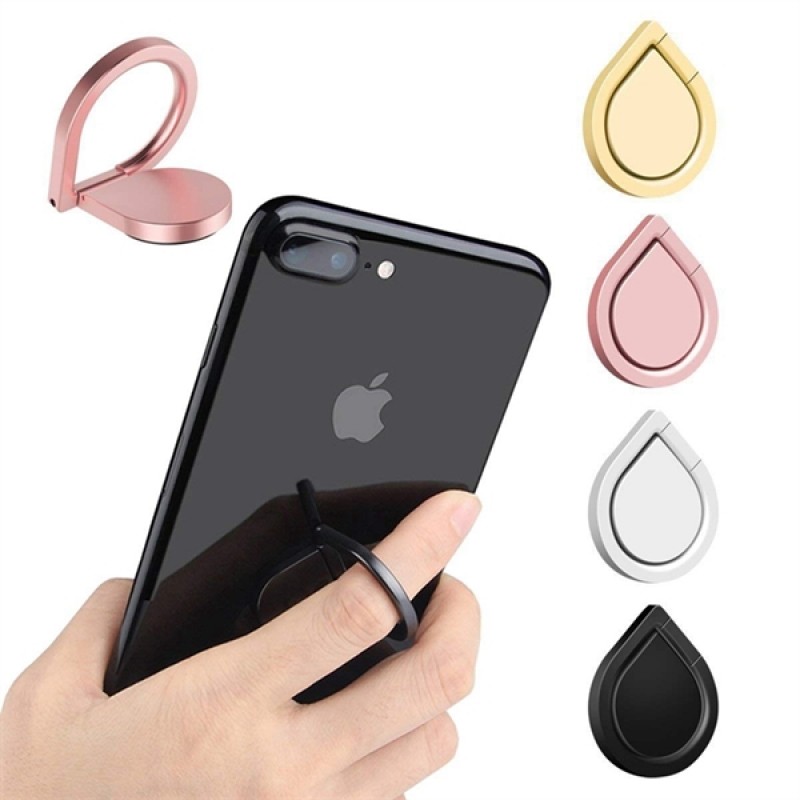 Teardrop aluminum Cell Phone Ring stand grip holder