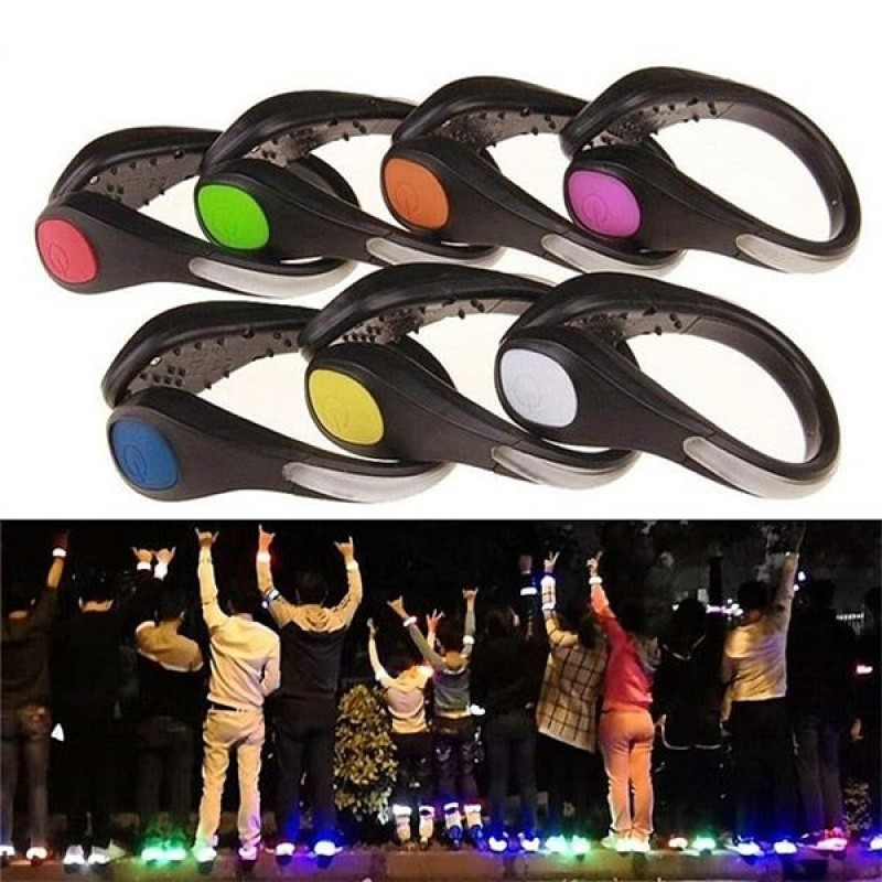 LED Flash Shoe Safety Clip Lights 