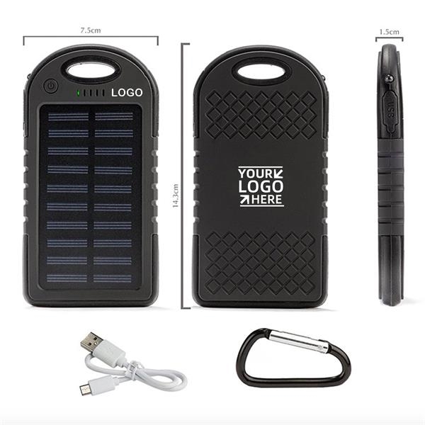 4000mAh Solar Power Bank 