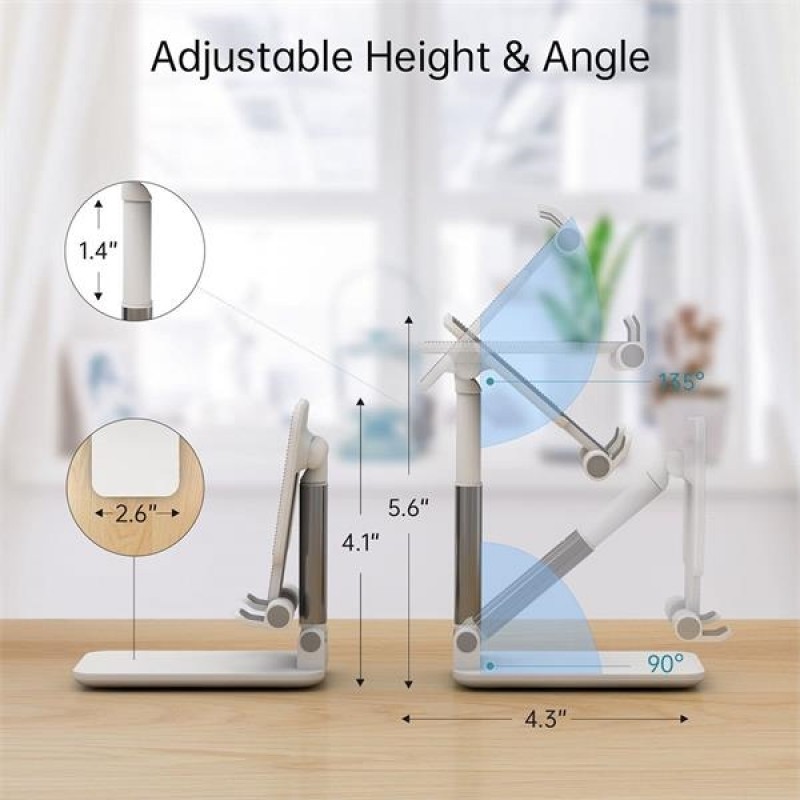 Adjustable Desktop Cell Phone Holder 