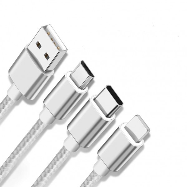 4-In-1 Charging Cable Key Ring 